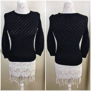LAST DAY TO PURCHASE! Banana Republic Black Sweater Size S